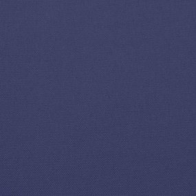 Almofadões para sofá de paletes 3 pcs tecido azul-marinho