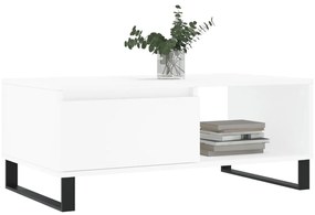 Mesa de centro 90x50x36,5 cm derivados de madeira branco
