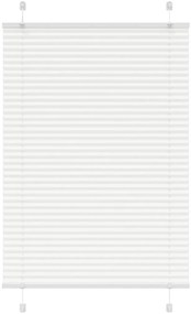 Branco Plissada Cega 90x150 cm Largura Tecido 89,4 cm Poliéster