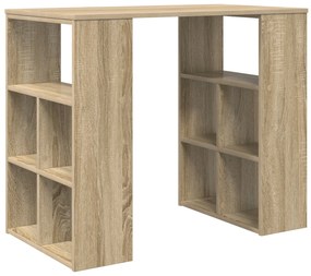 Mesa de Canto Carvalho Sonoma MDF Médio