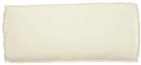Almofada de Palete para Assento e Costas Creme 120 x 50 x 12 cm Tecido