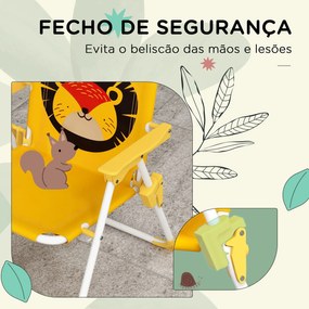 Conjunto Infantil de Mesa e Cadeiras de Exterior Conjunto de 2 Cadeira