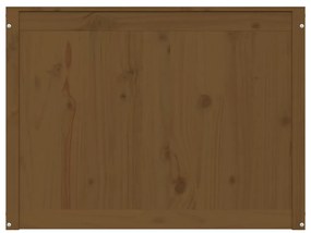 Caixa p/ roupa 88,5x44x66 cm madeira pinho maciça castanho mel