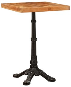 vidaXL Mesa de esplanada Castanho Madeira Sólida de Acácia