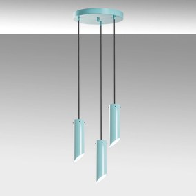 Chandelier Kesik – Turquesa – Diâmetro 40 cm