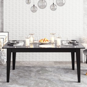 Mesa de Jantar Polka – Preto – 180x76,8x90 cm