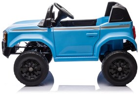 Carro elétrico para Crianças Toyota Land Cruiser PRADO 12V 4x4  Rodas Espuma EVA, Assento couro ecológico Azul