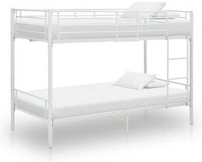 Beliche 90x200 cm metal branco