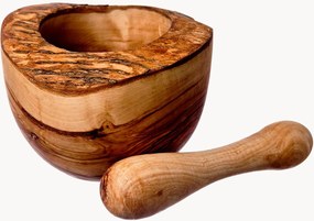 Almofariz e pilão em madeira de oliveira Vincent