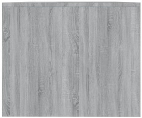 Mesa de centro 90x50x41,5 cm derivados madeira cinzento sonoma