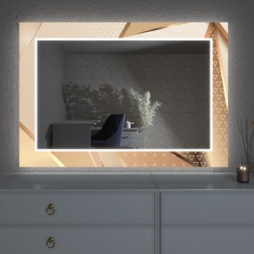 Espelho LED com decoração D22