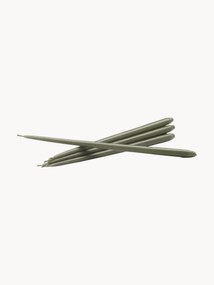 Velas finas compridas Stoff Nagel, conjunto de 6