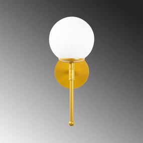 Aplique de Parede Mudoni – Dourado – 15 x 20 cm