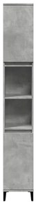 Armário de Casa de Banho 30x30x190 cm derivados de madeira cinzento ci