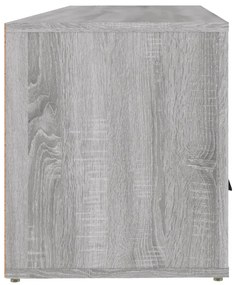 Móvel de TV 100x35x40 cm derivados de madeira cinzento sonoma
