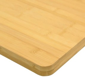 Tampo de mesa 40x40x1,5 cm bambu