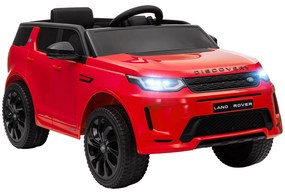 Aiyaplay Carro Elétrico Infantil Veículo Infantil de 12V com Controle Remoto Luzes LED Música e Buzina 3-6 Anos Vermelho | Aosom Portugal