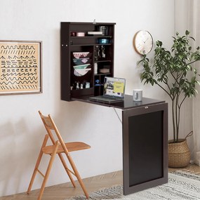Mesa Montada na Parede "Folde" - 87 x 60 x 150 cm - Dobrável com Pizar