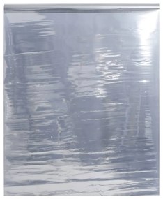 Película solar efeito refletor estático 60x500 cm PVC prateado