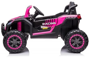 Carro elétrico infantil 12v BUGGY VENTO 12V, com luzes Led, controlo remoto Rosa