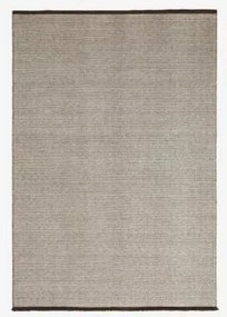 Tapete Retangular Em Lã E Algodão Quiteria Marróm Sepia & 200 X 300 Cm - Sklum