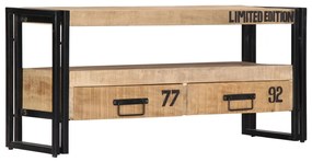 Móvel de TV 100x30x45 cm madeira de mangueira maciça