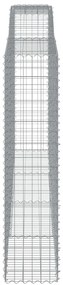 Cestos gabião arqueados 2pcs 400x50x200/220cm ferro galvanizado