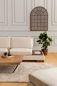 Sofá de Canto Tulip - Bege - 193 cm x 313 cm