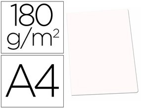 Classificador Gio Cartolina Din A4 Branco Pastel 180 gr