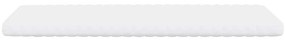 Colchão de espuma 80x210 cm 7 zonas dureza 20 ILD branco