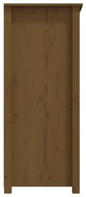 Aparador 83x41,5x100 cm pinho maciço castanho mel