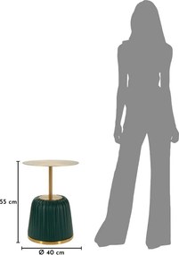 MESA DE APOIO EGLE Ø 40X55 CM VERDE
