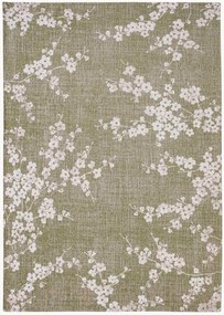 Tapete lavável em jacquard para interior e exterior Sakura