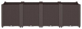 Vaso/floreira 160x40x53 cm PP castanho