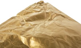 Pufe poltrona dourado DROP Beliani