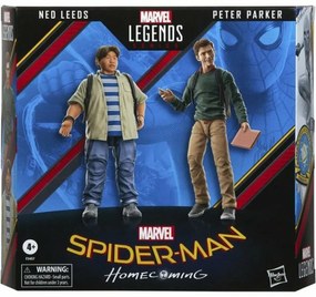 Figuras de Ação Hasbro Legends Series Spider-man 60th Anniversary Peter Parker & Ned Leeds