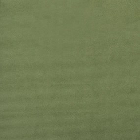 Sofá-cama de 2 lugares veludo verde-claro