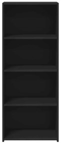 Armário alto 50x41x124 cm derivados de madeira preto