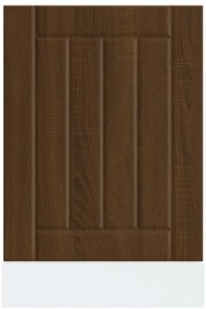 Painel máquina lavar louça deriv. de madeira carvalho castanho