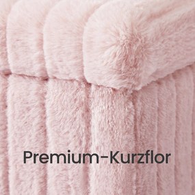 Banco para toucador com espaço de arrumação 30 x 40 x 50 cm Rosa
