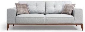 Sofá-Cama de 3 Lugares Montana – Cinzento – 223 cm x 91 cm x 85 cm