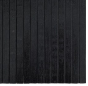 Tapete retangular 70x100 cm bambu preto