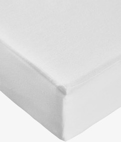 Lençol-capa liso branco