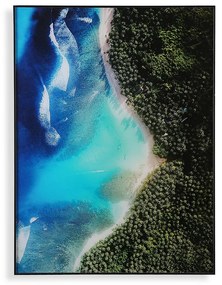 Pintura Ilha Cristal Madeira Mdf (60 X 2 X 80 cm)