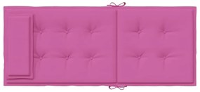 Almofadões p/ cadeira encosto alto 6 pcs tecido oxford rosa