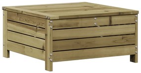 4 pcs conjunto lounge de jardim c/ almofadões pinho impregnado