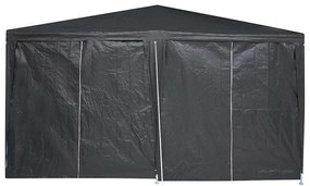 Tenda de Festa com 8 Laterais Antracite 4x4 m PE