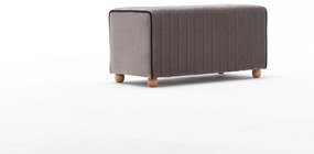 Pouffe Mabel – Mink – 80x40x40 cm