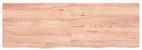 Tampo de mesa 120x40x(2-4) cm carvalho tratado castanho-claro