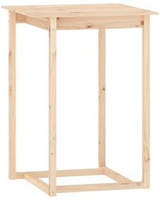 5 pcs conjunto de bar pinho maciço